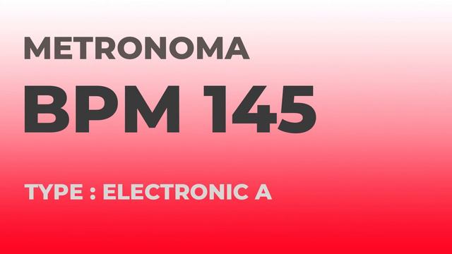 메트로놈 | BPM 145 | Metronome | Type : Electronic A смотреть онлайн