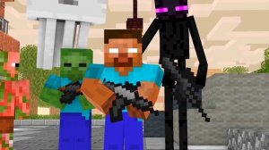 Monster School : TINY BALDI APOCALYPSE - Minecraft Animation