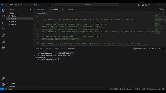 Class 05 Part 2/3 Arrays and Arrays method in JavaScript