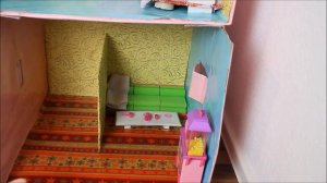 Как построить дом для барби / обставляем дом мебелью / ДЕЛАЕМ САМИ !