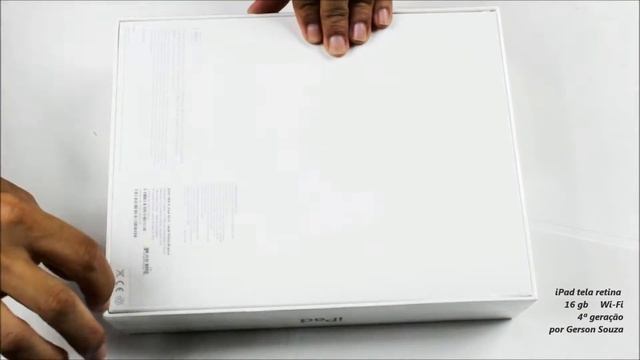 "Unboxing" iPad 4 - tela retina - 16 gb - wi-fi смотреть онлайн