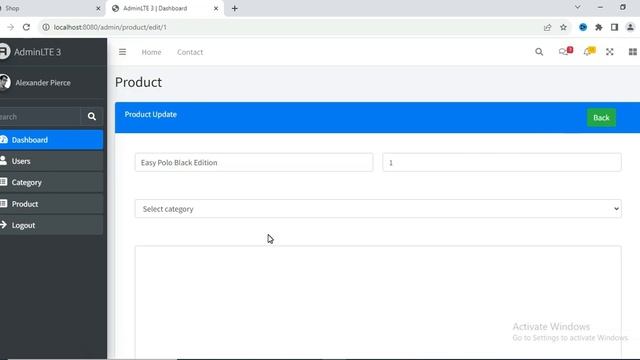 Laravel 10 E Commerce   Admin Update New Product