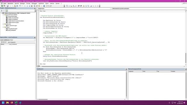 Mike zeigt: Excel VBA Crashkurs | 17 Systeminformationen & Integration | Deutsch смотреть онлайн