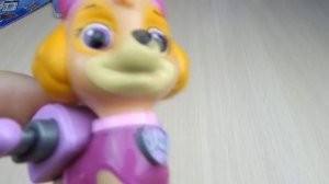 Щенячий патруль игрушка Скай с рюкзаком трансформером и значком Paw Patrol