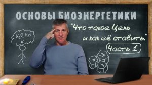 7. Что такое цели и как их ставить.Часть 1. Основы Биоэнергетики