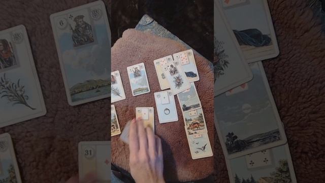 Отношения. Развернутый расклад на Ленорман.