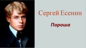 Сергей Есенин - Пороша