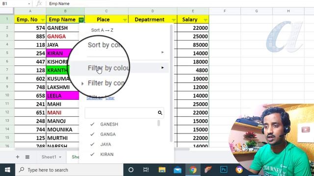 Sort & Filter Options in Google Sheets Telugu || Class-5 || Computersadda.com смотреть онлайн