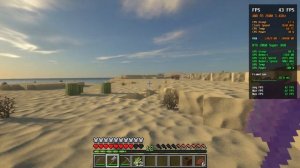 Minecraft (Desert) 1.19.4 (Patrix + SEUS Renewed Shaders) | Ryzen 5 2600 + RTX 2060 Super 8GB