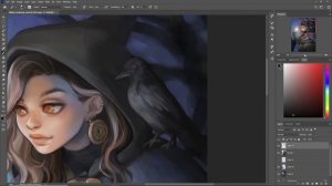 Moon Thief : Photoshop Narrated Walkthrough Speedpaint