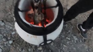 Готовим на природе рыбу в тандыре