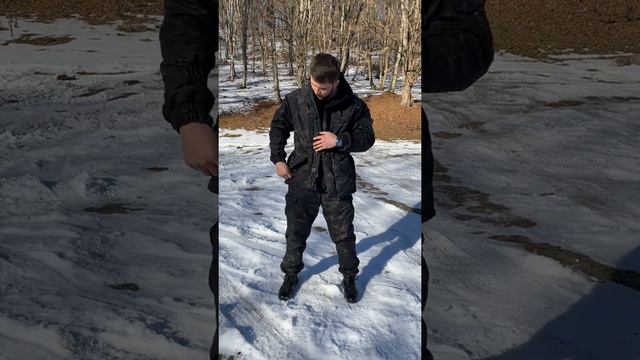 Костюм Горка 5 до -40 Черный Мультикам - обзор смотреть онлайн