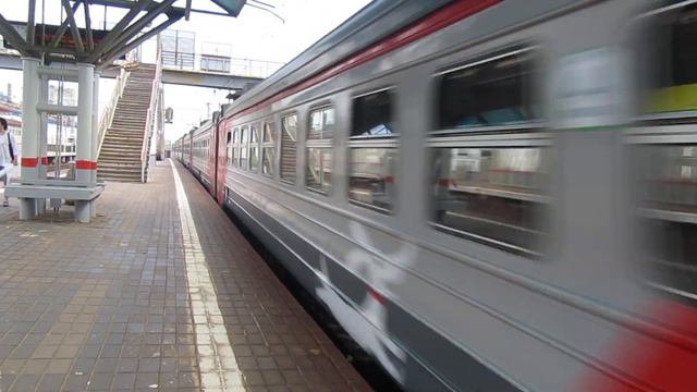 Электропоезд ЭД4М-0390 Рэкс платформа Москва-3 30.05.2019 смотреть онлайн