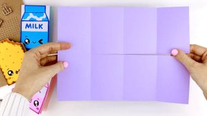 Оригами Блокнот МОЛОКО и ПЕЧЕНЬЕ из бумаги без клея | DIY Origami Notebook Milk Carton & Cookie