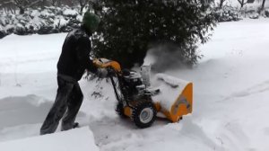 Uchanie - odśnieżarka Stiga Snow Power - zima 15-03-2013