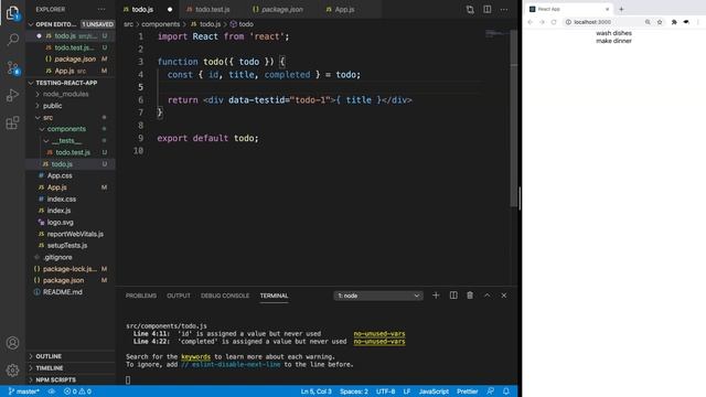React Testing Tutorial (Jest + React Testing Library) смотреть онлайн