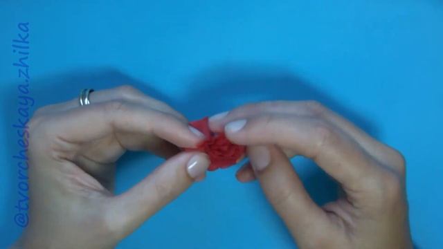 Открытка своими руками Красные Розы / Открытка с днем рождения