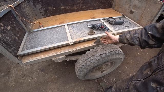 Доработки прицепа, ТО пионерки. Гараж. Ремонт. смотреть онлайн