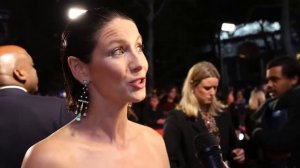 Caitriona Balfe interview on Le Mans '66 (Ford v Ferrari) at London Film Festival (EN/FR/ES SUB)