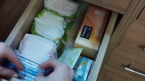 Сбор прокладок на следующие месячные ?