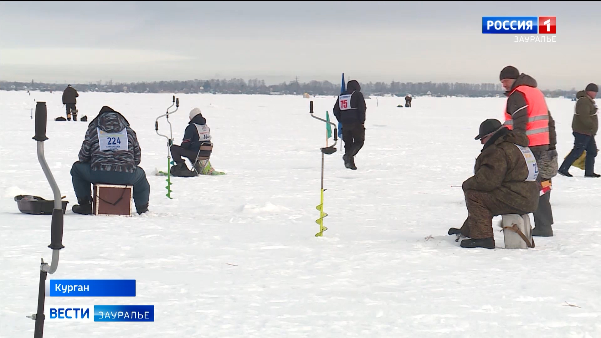 В Кургане состоялся зимний профсоюзный чемпионат по ловле рыбы на мормышку