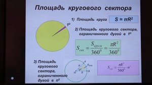 Длина дуги окружности и площади сектора круга /9класс/ ГУО "Средняя школа №1 г.Островца"