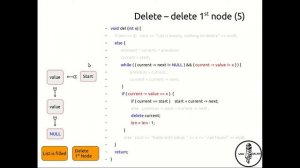 27: Linked List in C/C++, deleting nodes - Easy