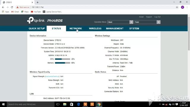 Tp-link 5GHz 300Mbps 23dBi Outdoor CPE PHAROS CPE610 configure and installation step by step.