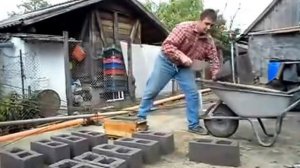 Самый легкий способ производства шлакоблока