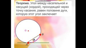 Свойства касательной, секущей и пересекающихся хорд  окружности