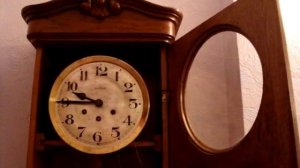 Gustav Becker Westminster chime wall clock