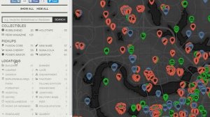 Fallout 4 интерактивная карта мира с локациями и предметами