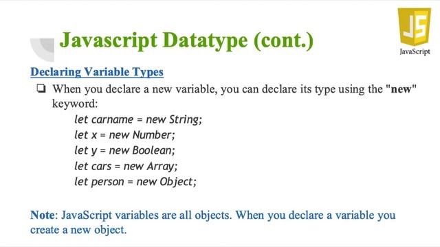 2. data type, function in javascript смотреть онлайн