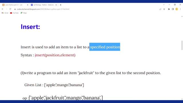 Learn Python series Part 3.1 | LIST |learn python in simple terms | தமிழ் |  programming tracks