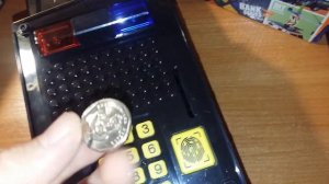 Сейф копилка в виде полицейской машины с кодовым замком и отпечатком пальцев