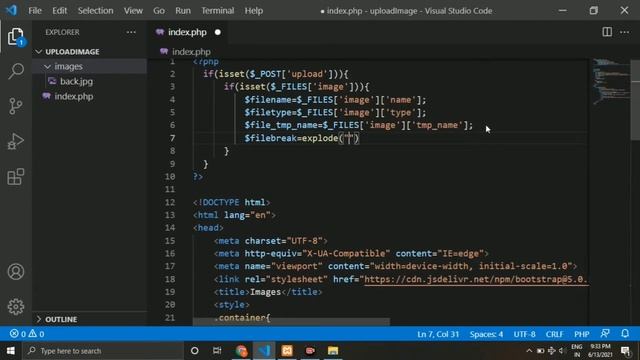 How to Upload and Display a Image Using PHP and MySQL | PHP and MySQL Tutorials in Hindi смотреть онлайн