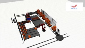 Роботизация садки кирпича