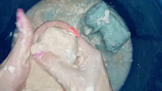 ASMR Soap+soggy+zhmyak.мыление+размокшее+жмяк.