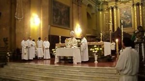 Misa Crismal Catedral de Córdoba, Argentina. Mons. Carlos José Ñañez Arzobispo 28/03/2013