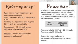 НДС. Задача