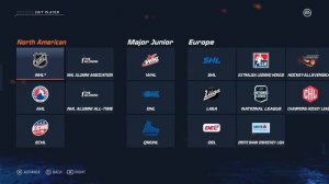 NHL 20: Main Menu
