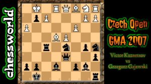 RARELY SEEN KNIGHT PROMOTION!! KUZNETSOV VS GAJEWSKI 2007|| BEAUTIFUL CHESS TACTICS