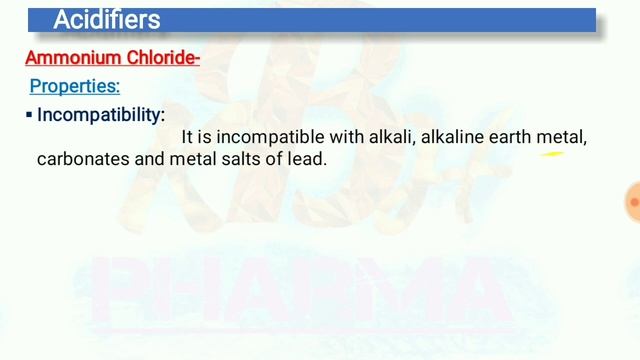 Acidifiers || Ammonium Chloride || HCL || GIT || Acidifying agent || Dilkhush Raj || смотреть онлайн