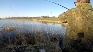 Ловля Красноперки весной !