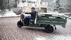 Электрический грузовой трицикл Rutrike - выездная презентация