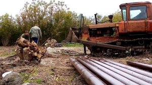 Строим ангар. Пень противДТ