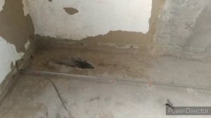 Установка маяков для стяжки пола