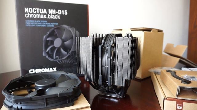 Noctua NH-D15 Chromax Black Unboxing Review Installation