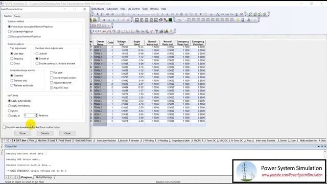 PSSE Tutorial #12 : Create And Use RAW (.raw) Files In PSS/E | How To Use RAW Data In PSSE |Loadflo