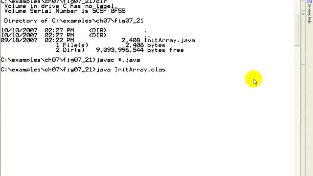 F1L6@12 InitArray java using command line arguments to initialize an array смотреть онлайн